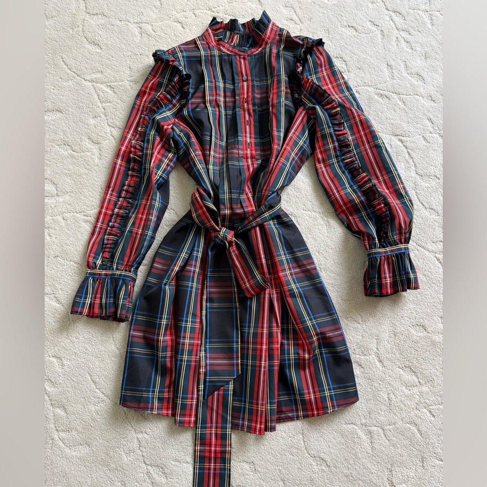Jcrew Plaid Dress